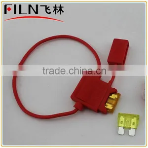 Black Waterproof Screw Fuse Holder With 20cm AWG18 Wire and Fuse thumbnail-1