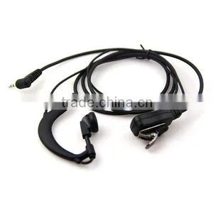 Wired Ptt Buttom Black Clear Sound Made in China y Earpiece for Walkie Talkie thumbnail-1