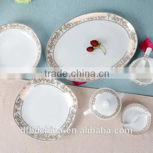 62pcs Bone China Dinner Set/dinnerware Sets thumbnail-1