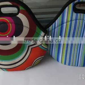 Custom Print Flower Lunch Cooler Tote Bag thumbnail-6