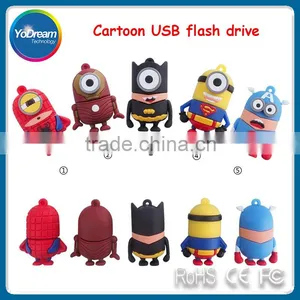 Custom Creative Usb Flash Drive Shell PVC Soft Plastic Usb Stick Cute Cartoon M Beans Little U Disk Shell thumbnail-1