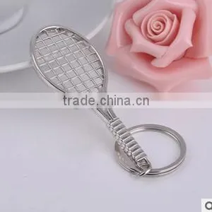 Wholesale Sport Item Metal Tennis Key Chains/Table Tennis Metal Key Chains/badminton Key Chains thumbnail-2
