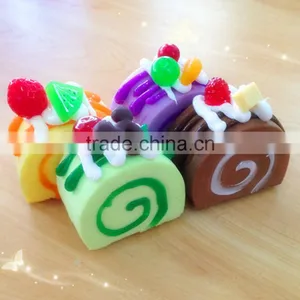 Fake Swiss Roll Cake for Artificial Food Display/Promotion Products Factory in China Such as Simulation Cakes thumbnail-1