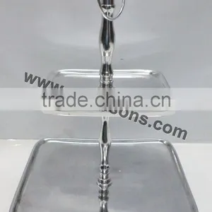 Aluminium Cake Stand With New Look Finish, Cake Stand Cake Pillar Decorative Cake Stand thumbnail-1