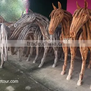 Tree Root Wood Horse thumbnail-5