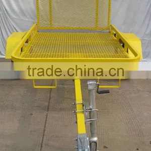 Galvaniaed ATV Trailer With Checkered Plate thumbnail-6