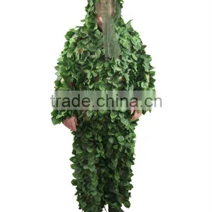 Breathable Light Weight Camouflage Leaf Ghillie Suit for Hunting thumbnail-1