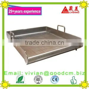 HEAVY 32" Wide Stainless Steel Flat Top Double Griddle Grill Pan NEW thumbnail-6