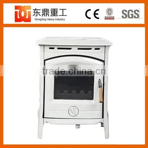 Enamel Wood Stove Type Cast Iron Wood Burning Stove With Glass Ceramics thumbnail-6