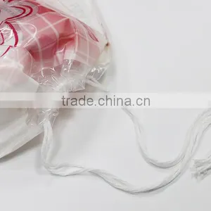Cosemtic Cotton Puff Printed Drawstring Bags Witn Cotton Line thumbnail-4