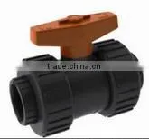 Irrigation PVC Compact Ball Valve Black Color Trunnion Ball Valve thumbnail-1