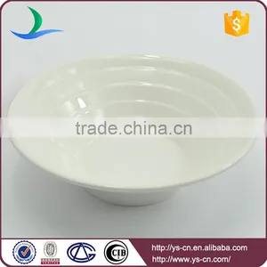 Wholesale Custom White Ceramic Noodle Bowl thumbnail-4