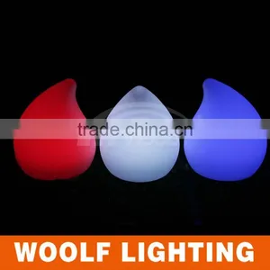 Plastic Rechargeable 16 Colors RGB Waterproof LED Peach Light thumbnail-2