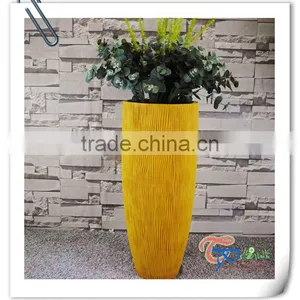Popular Outdoor Large Tall Decorative Cylinder Flower Plant Pot thumbnail-2
