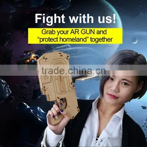 2017 New Arrival AR Gun Mobile Games Control Gun, AR Reality Experience Bluetooth Game Controller Wooden Gun For IOS/Android thumbnail-2