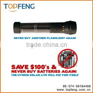 Solar Hybrid Flashlight , Hybrid Solar Powered Flashlight thumbnail-1