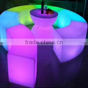 Illuminated LED Lighting Stools for Restaurant thumbnail-1