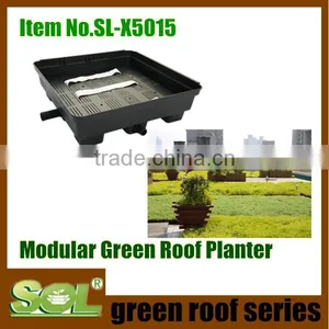 Modular Green Roof Planter for Healthy Cities Green Roof Rooftop Garden Planters thumbnail-1