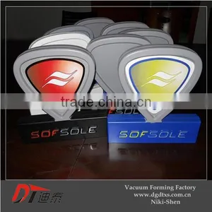 Customized Sofsole Advertising Signs by Vacuum Forming thumbnail-1