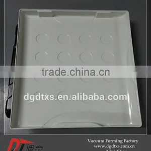 Custom Design White and Black Plastic Oblate Rectangle Suitcase thumbnail-4