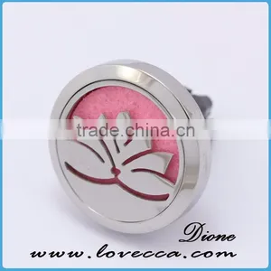 Stainless Steel Aromatherapy Diffuser Locket for Car, Car Vent Clip Diffuser, Car Freshener Clip thumbnail-1