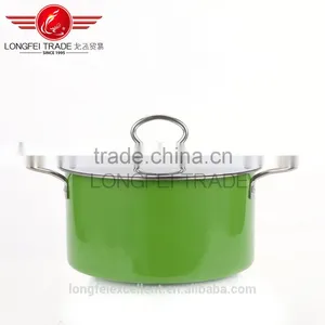 2016 3pcs Stainless Steel Color Steel Handle High Pot Set thumbnail-3