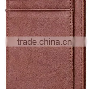 Personlized Place Sim Card Holder Wallet Genuine Leather Credit Card Holder thumbnail-3
