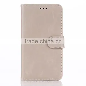 High Quality Crazy-horse PU Card Bumper/pocket Cell Phone Case for LG thumbnail-5