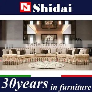 Upholstered Fabric Sofa Set Chesterfield Sofa G1123 thumbnail-1