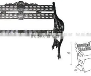 Different Height Size Casting Iron Bench thumbnail-3
