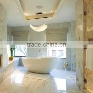 Indoor Bathroom Decoration Stone Carving Baignoire en Marbre thumbnail-2