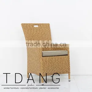 Costas Wicker Dining Chair - Handmade Vietnam Wicker Furniture - Outdoor Poly Rattan thumbnail-2