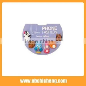 PVC Cartoon Anti Dust Plug Hot Selling Mobile Phone Accessories Phone Dust Plug thumbnail-1