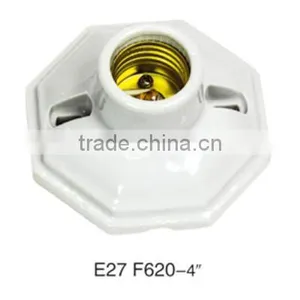 Hot Sale! E10 Electrical Porcelain Ceiling Lamp Socket Lampholder thumbnail-5