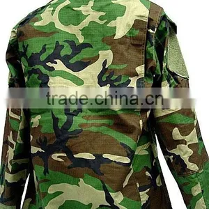 US Airsoft Camo Woodland BDU Uniform Set Shirt Pants thumbnail-1