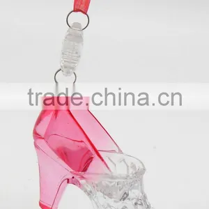 Acrylic Transparency and Red Crystal Shoe Deoration for Valentine's Day thumbnail-4