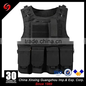 Stock Black Tactical Combat Vest Fast Release Tactical Vest thumbnail-1