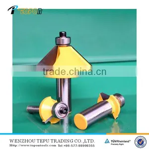 Tungsten Carbide Tip 45 Degree Chamfer Router Bit thumbnail-1
