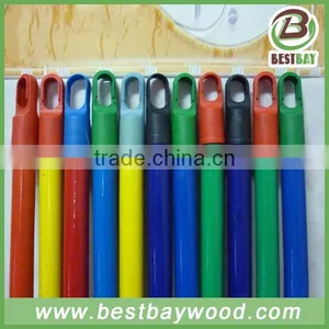 PVC Coated Wooden Broom Handle With Thread Wooden Broom Stick / Wood Handle / thumbnail-6