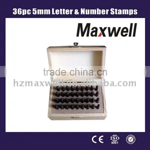 36pc 5mm Letter & Number Stamps thumbnail-1