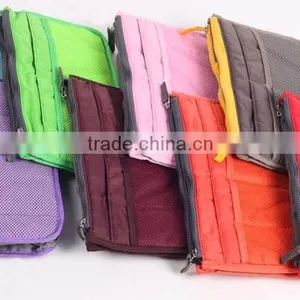 2015 Women's Bag Purse Travel Organiser Organizer Insert Designer Handbag Pouch Large Liner Make up Storagebag thumbnail-1
