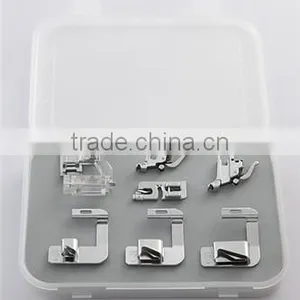 7 Pcs Bias HEMMER BINDER Foot Set For Singer Brother Toyota Pfaff Babylock Simplicity Kenmore Home Sewing Machine thumbnail-1