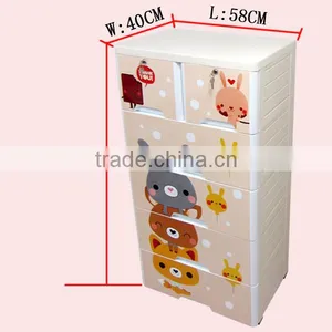 5 Layers Baby Plastic Cabinet thumbnail-2