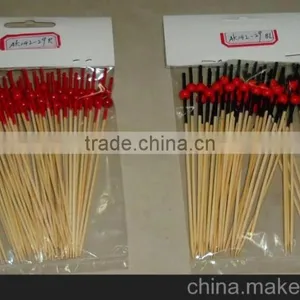 ZHUPING Wooden Ball Beaded Bamboo Toothpicks Fruit Pick thumbnail-2
