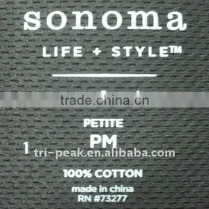 SIZE LABEL Trannsfer / WOVEN/WEAVEN / WASH/LEATHER LABEL thumbnail-1