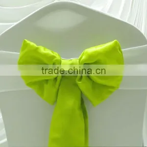 New Design Spandex Chair Band With Bow/Bowknot for Wedding Banquet thumbnail-2
