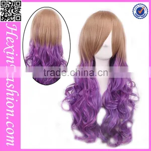 Wholesale 68 CM Stylish Wave Purple Wig Party thumbnail-1