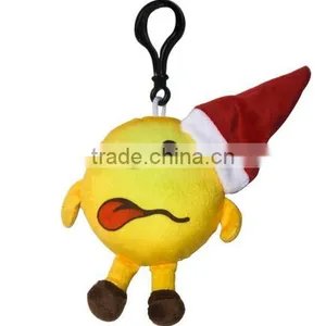 Cheap Christmas Keychain Stuffed Emoji Gift Plush Promotional Keychain thumbnail-2