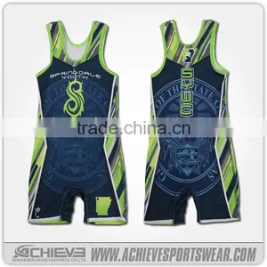 Custom Design Wrestling Singlet Cheap Wrestling Singlet thumbnail-1