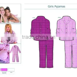 2015 Fashion High Quality Comfortable Sleepwear 100%cotton Flannel Pajama Set , thumbnail-3